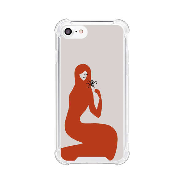 Minimalist Abstract Woman Silhouette iPhone 7/8/SE (2020) Case