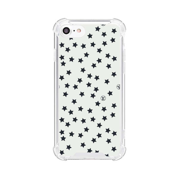 Minimalist Black Stars Pattern iPhone 7/8/SE (2020) Case
