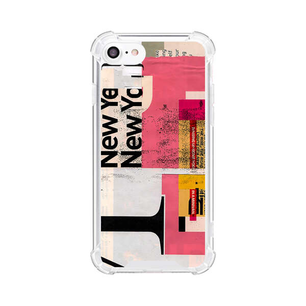 Modern Abstract Collage Artwork iPhone 7/8/SE (2020) Case