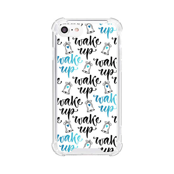 Motivational wake up call lettering pattern iPhone 7/8/SE (2020) Case
