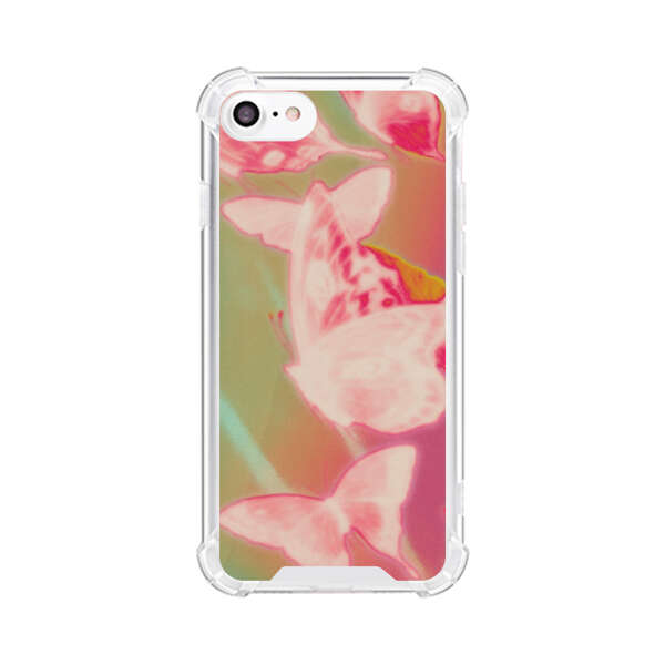 Pink Butterflies Dreamy Colorful Background iPhone 7/8/SE (2020) Case