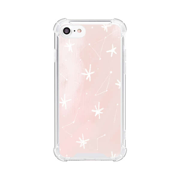 Pink Stars and Constellation Pattern iPhone 7/8/SE (2020) Case