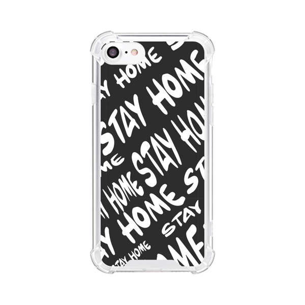 Stay Home Pattern iPhone 7/8/SE (2020) Case