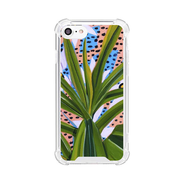 Tropical Leaves Abstract Pattern iPhone 7/8/SE (2020) Case