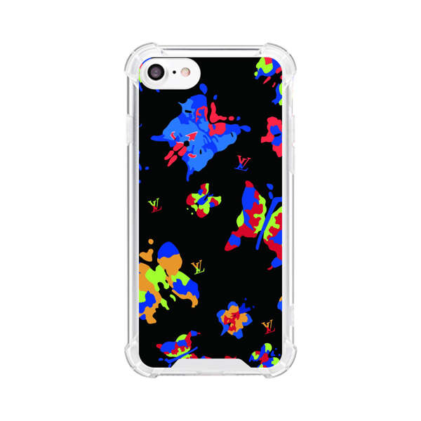 Vibrant Abstract Butterflies and Floral Splashes iPhone 7/8/SE (2020) Case