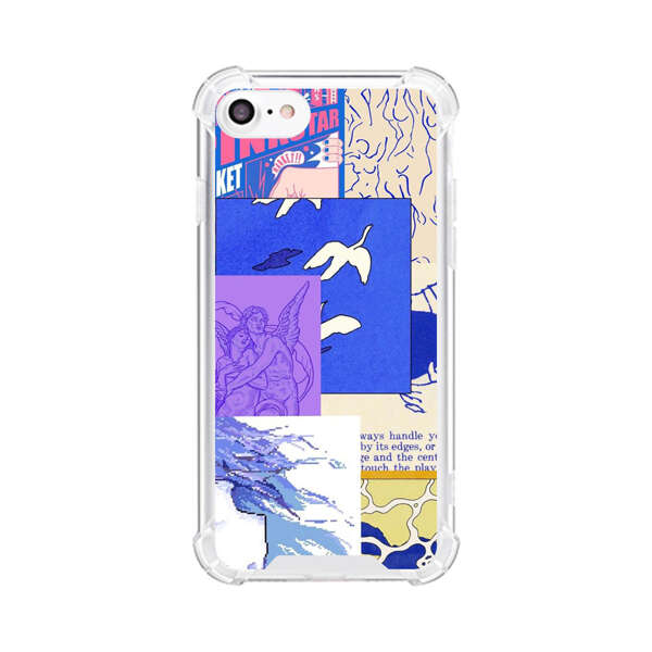 Vibrant Retro Pop Art Collage iPhone 7/8/SE (2020) Case