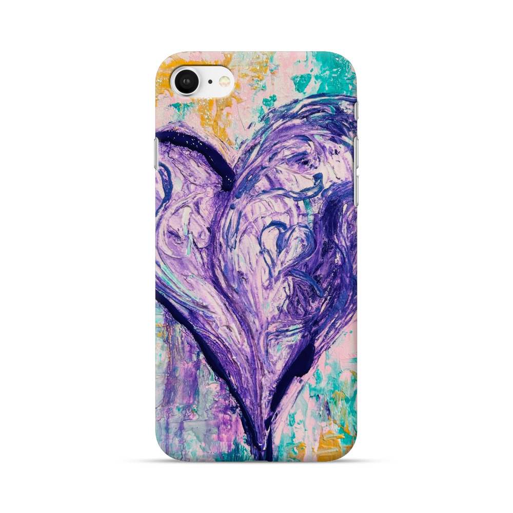 heart artwork iPhone 7/8/SE (2020) Hard Case