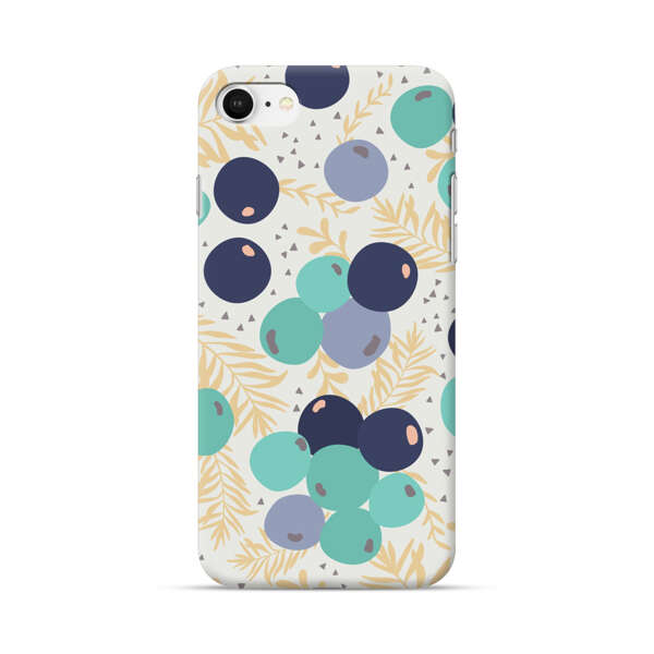 Abstract Berries Pattern iPhone 7/8/SE (2020) Hard Case