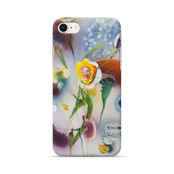 Abstract Colorful Flowers iPhone 7/8/SE (2020) Hard Case