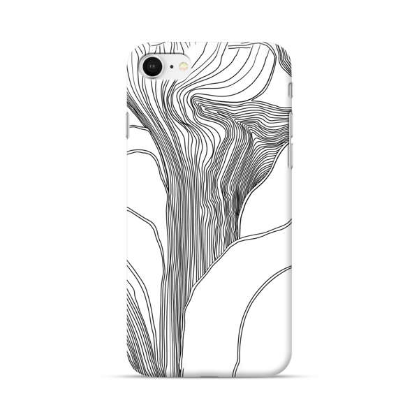 Abstract Line Art Design iPhone 7/8/SE (2020) Hard Case