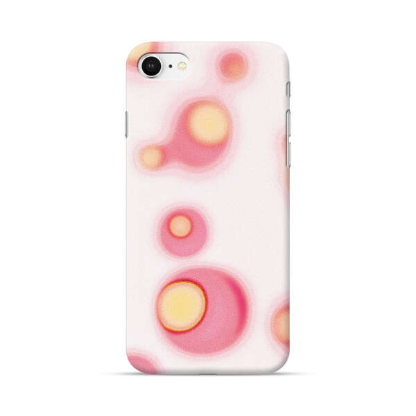 Abstract Pink and Yellow Blobs iPhone 7/8/SE (2020) Hard Case