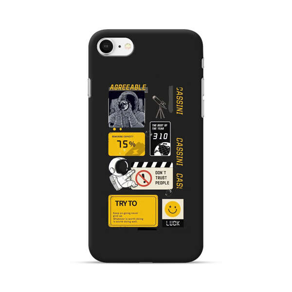 Astronaut Space Exploration Motivation Design iPhone 7/8/SE (2020) Hard Case