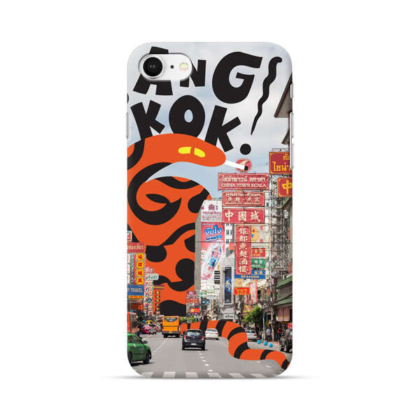 Bangkok Chinatown Snake Street Scene iPhone 7/8/SE (2020) Hard Case
