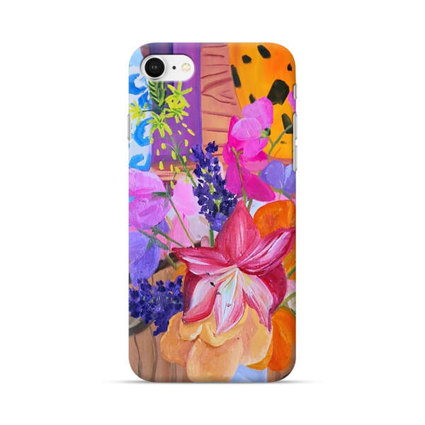 Bright Vibrant Floral Still Life iPhone 7/8/SE (2020) Hard Case