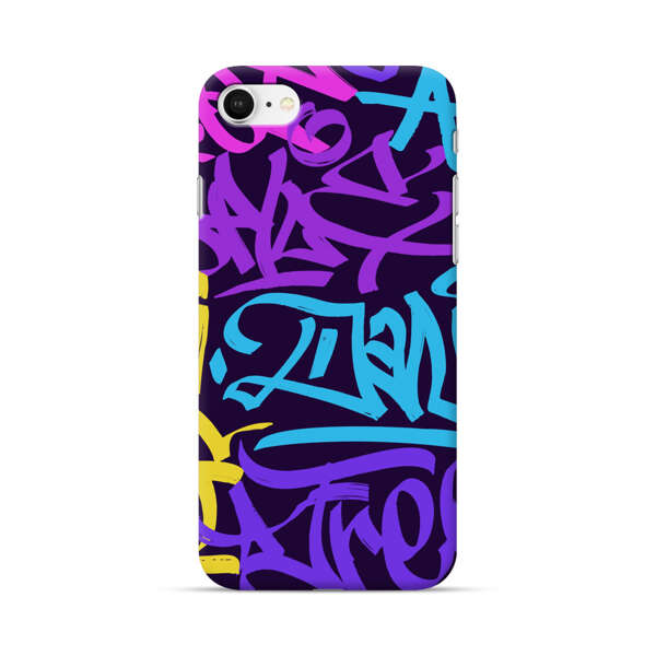 Colorful Graffiti Pattern iPhone 7/8/SE (2020) Hard Case