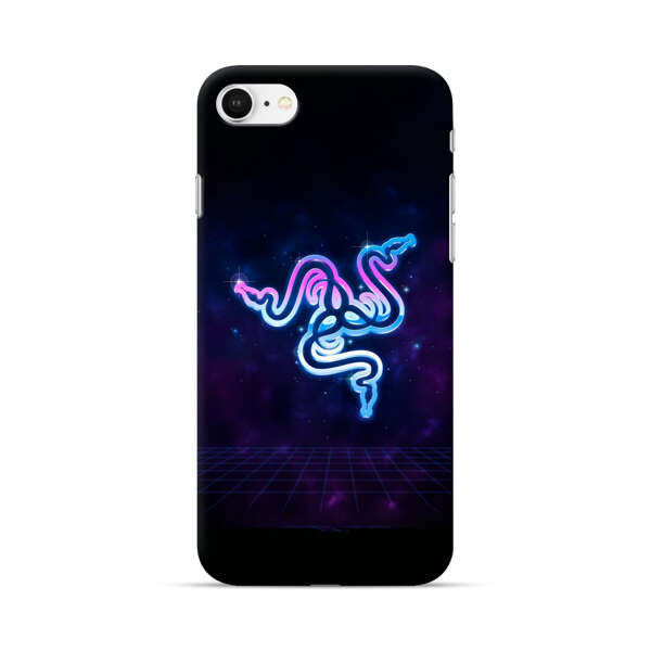Glowing Neon Triple Snake iPhone 7/8/SE (2020) Hard Case