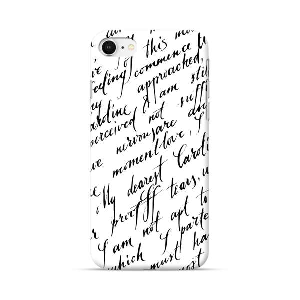 Handwritten Calligraphy iPhone 7/8/SE (2020) Hard Case