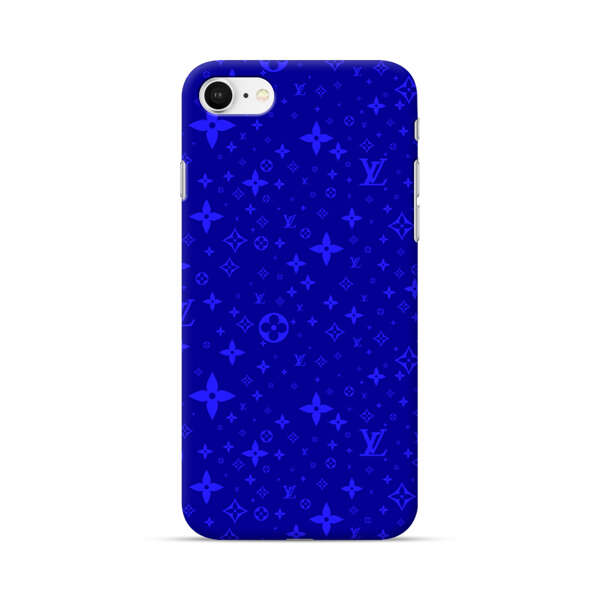 Luxury Blue Designer Pattern iPhone 7/8/SE (2020) Hard Case