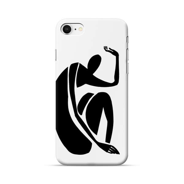 Minimalist Abstract Human Figure iPhone 7/8/SE (2020) Hard Case