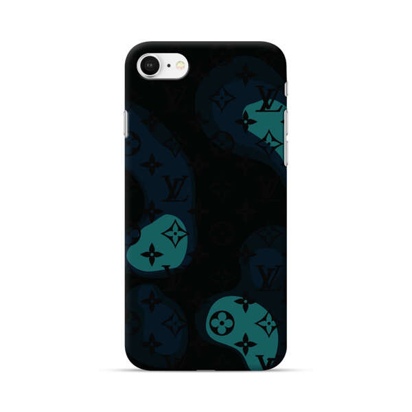 Modern Abstract Question Marks with Luxury Motifs iPhone 7/8/SE (2020) Hard Case