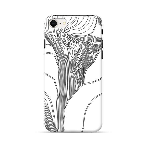 Abstract Line Art Design iPhone 7/8/SE (2020) Impact Case