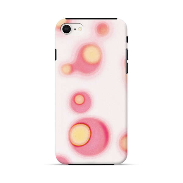 Abstract Pink and Yellow Blobs iPhone 7/8/SE (2020) Impact Case