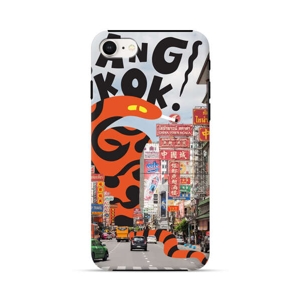 Bangkok Chinatown Snake Street Scene iPhone 7/8/SE (2020) Impact Case