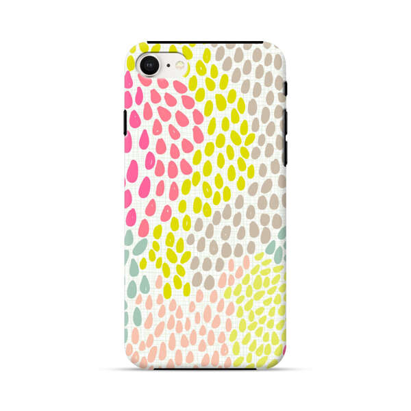 Colorful Abstract Teardrop Pattern iPhone 7/8/SE (2020) Impact Case