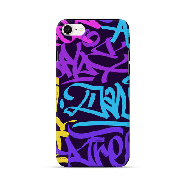 Colorful Graffiti Pattern iPhone 7/8/SE (2020) Impact Case