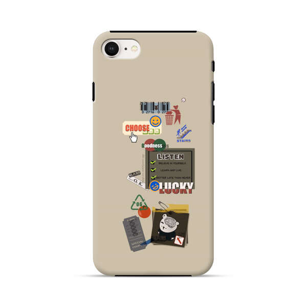 Creative Collage of Motivational Elements iPhone 7/8/SE (2020) Impact Case