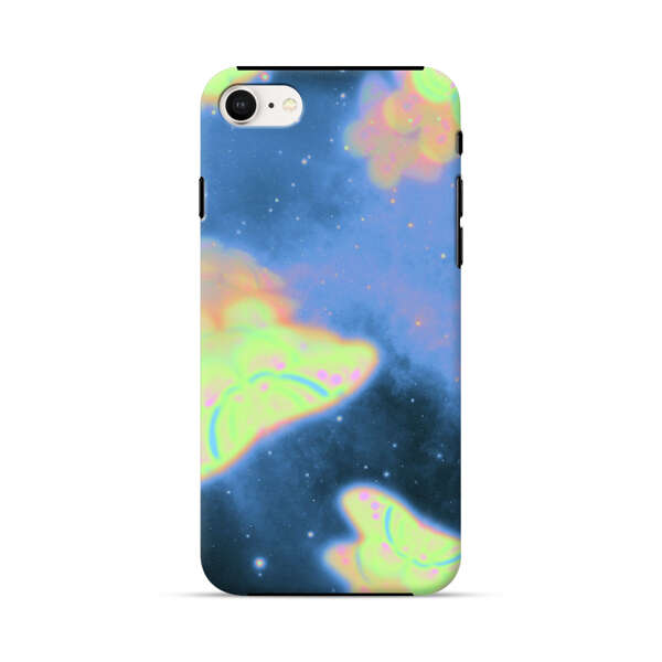 Dreamy Glowing Cosmic Butterflies iPhone 7/8/SE (2020) Impact Case