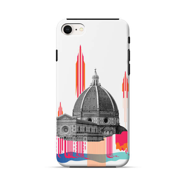 Florence Cathedral Dome Artistic Illustration iPhone 7/8/SE (2020) Impact Case