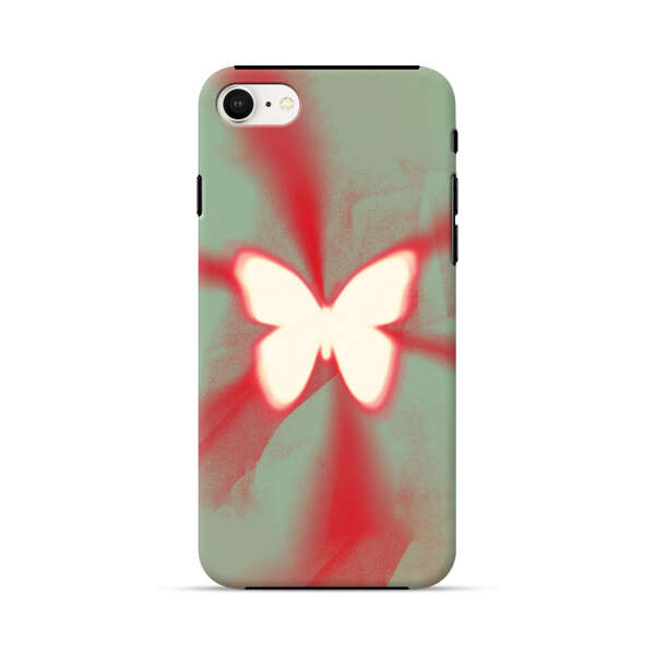 Glowing White Butterfly Abstract Radiant Design iPhone 7/8/SE (2020) Impact Case