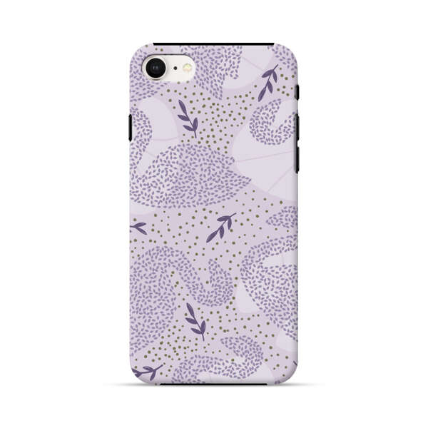 Lavender Swan Pattern iPhone 7/8/SE (2020) Impact Case