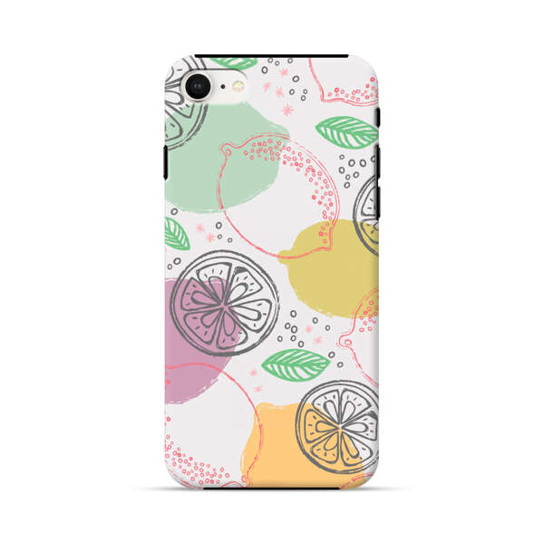 Lemon Colorful Abstract Pattern iPhone 7/8/SE (2020) Impact Case