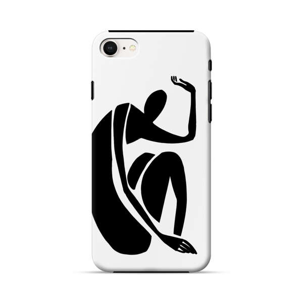 Minimalist Abstract Human Figure iPhone 7/8/SE (2020) Impact Case