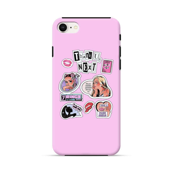 Pop Art Fashion Stickers iPhone 7/8/SE (2020) Impact Case