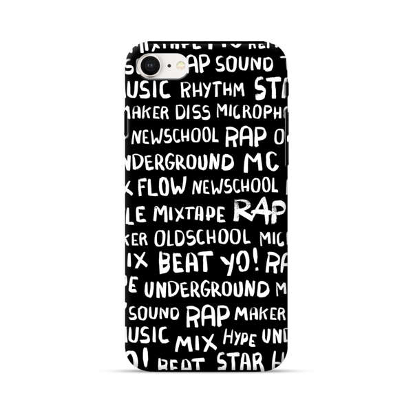 Rap Hip Hop Words Collage iPhone 7/8/SE (2020) Impact Case