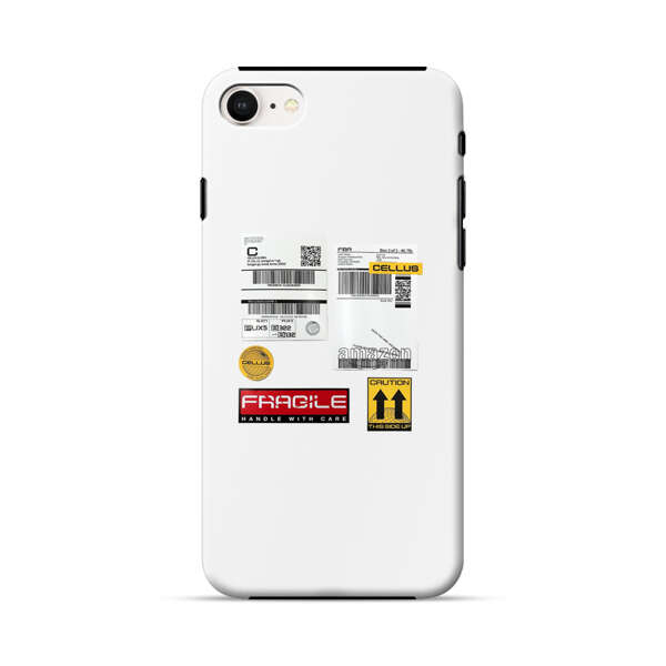 Shipping Labels and Fragile Handling Stickers iPhone 7/8/SE (2020) Impact Case