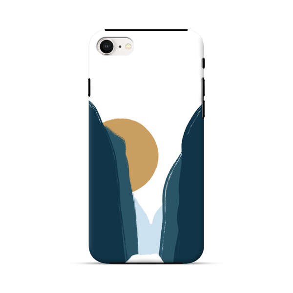 Sunset Between Dark Cliffs iPhone 7/8/SE (2020) Impact Case