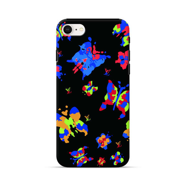 Vibrant Abstract Butterflies and Floral Splashes iPhone 7/8/SE (2020) Impact Case