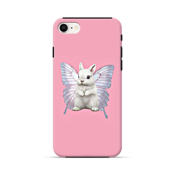 White Bunny with Butterfly Wings iPhone 7/8/SE (2020) Impact Case