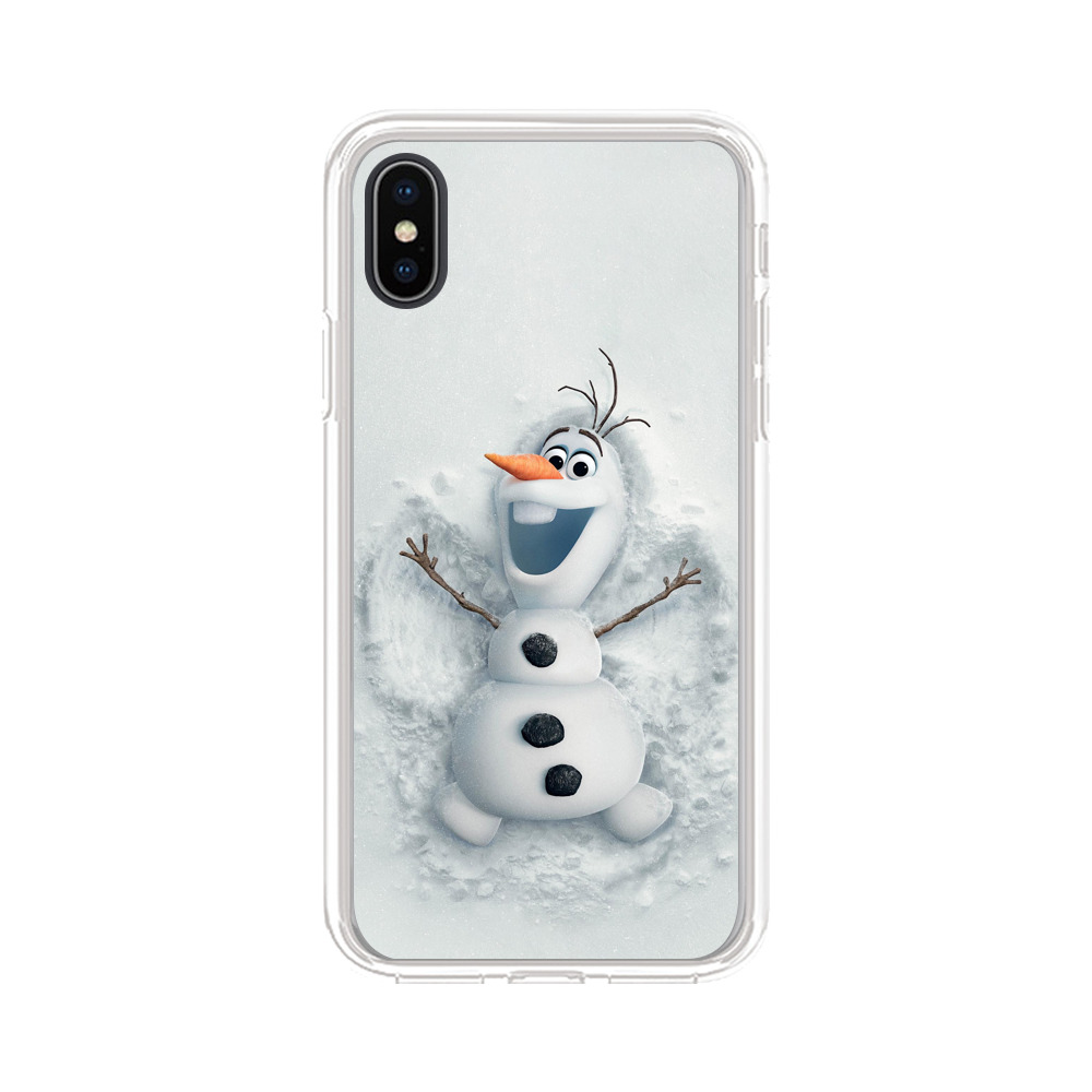 frozen snowman iPhone X/XS Case