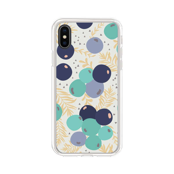 Abstract Berries Pattern iPhone X/XS Case
