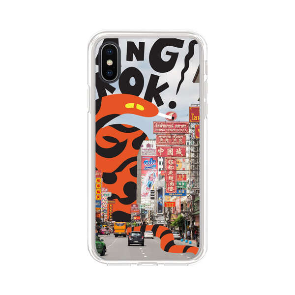 Bangkok Chinatown Snake Street Scene iPhone X/XS Case