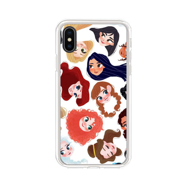 Diverse Animated Girl Faces iPhone X/XS Case