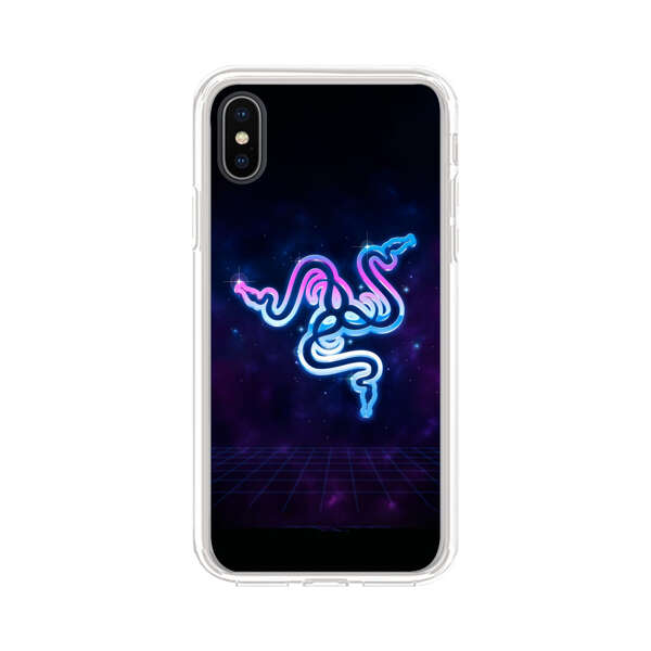 Glowing Neon Triple Snake iPhone X/XS Case