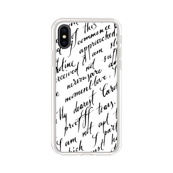 Handwritten Calligraphy iPhone X/XS Case