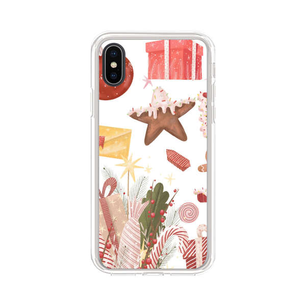 Holiday Gingerbread Candy Cane Gifts iPhone X/XS Case