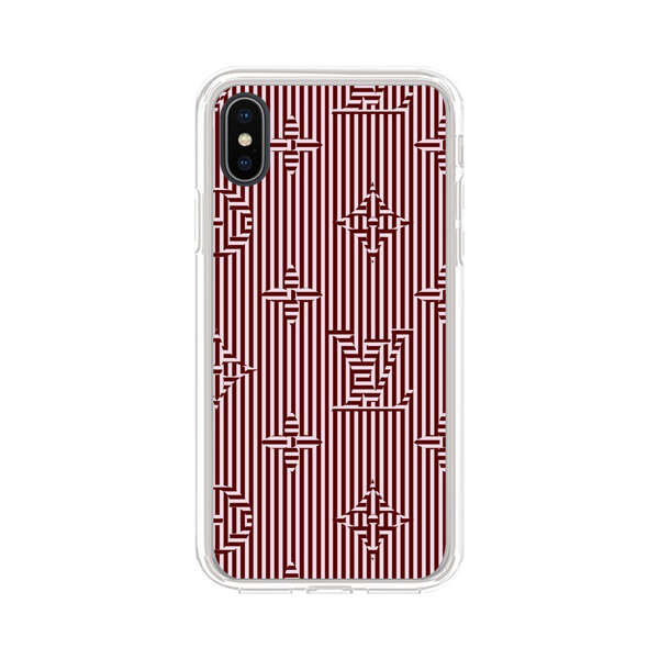 Intricate Geometric Striped Pattern iPhone X/XS Case
